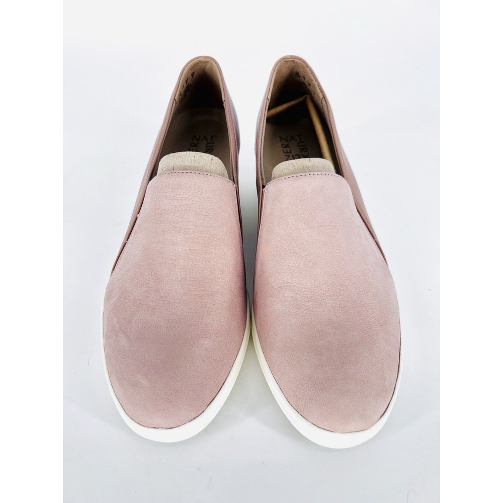 Naturalizer Platform Loafers Womens Rose Leather Slip On Wedge Shoes 10 Wide - Picture 5 of 11